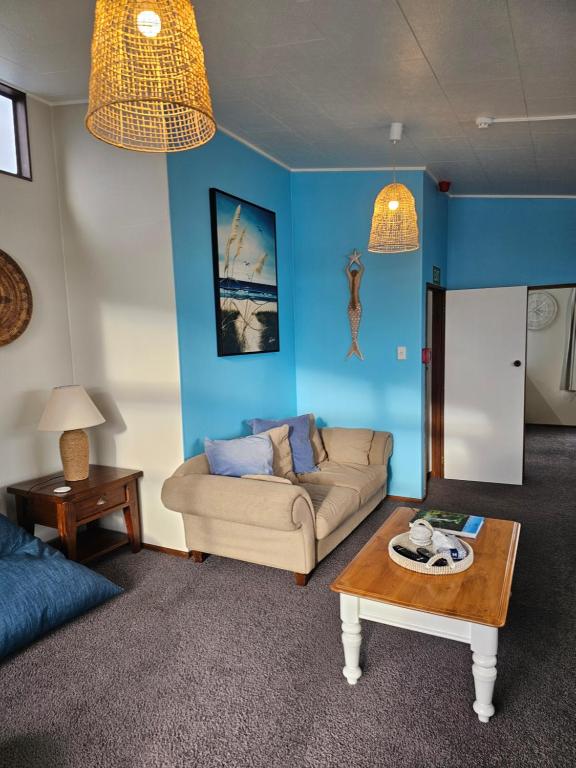 Posezení v ubytování Catlins area accommodation