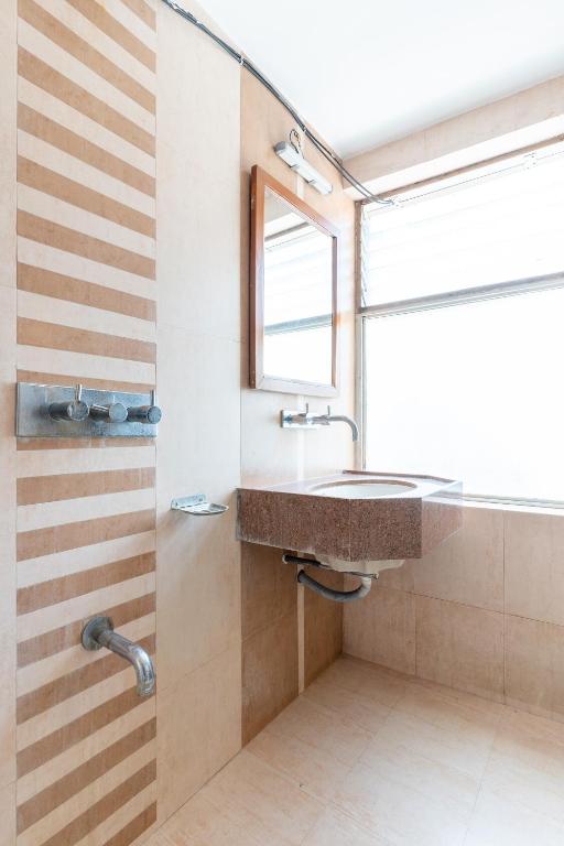 Koupelna v ubytování Hotel Prime