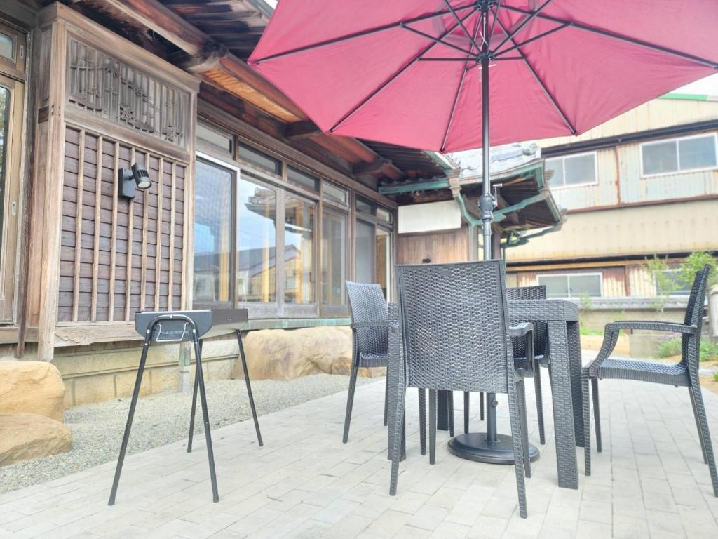 Patio nebo venkovní prostory v ubytování Tiz庵　善