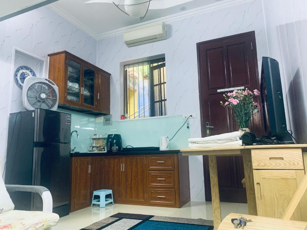 Kuchyň nebo kuchyňský kout v ubytování CharmCham house