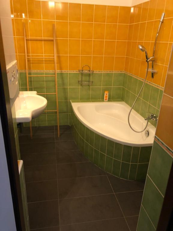 Koupelna v ubytování Apartman Kryštof