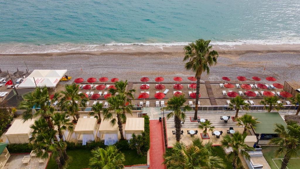 Nespecifikovaný výhled na moře nebo výhled na moře při pohledu z hotelu