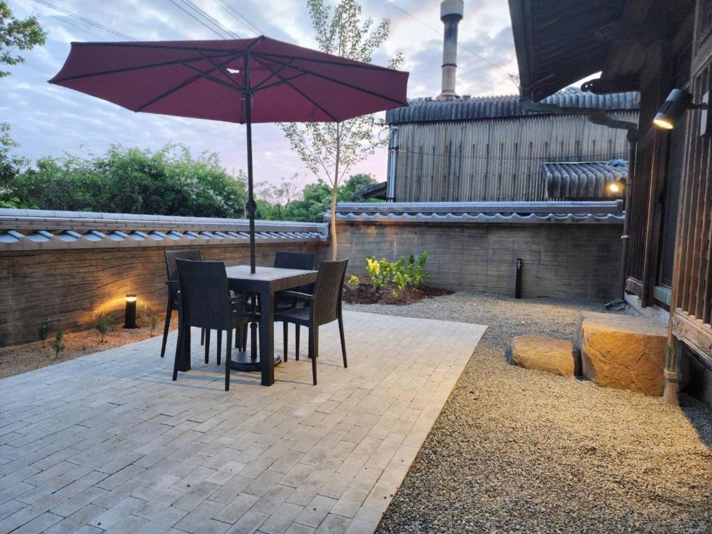 Patio nebo venkovní prostory v ubytování Tiz庵　善