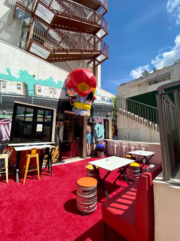 Balkón alebo terasa v ubytovaní We Street Hostel - El Arenal-Albergue Turístico