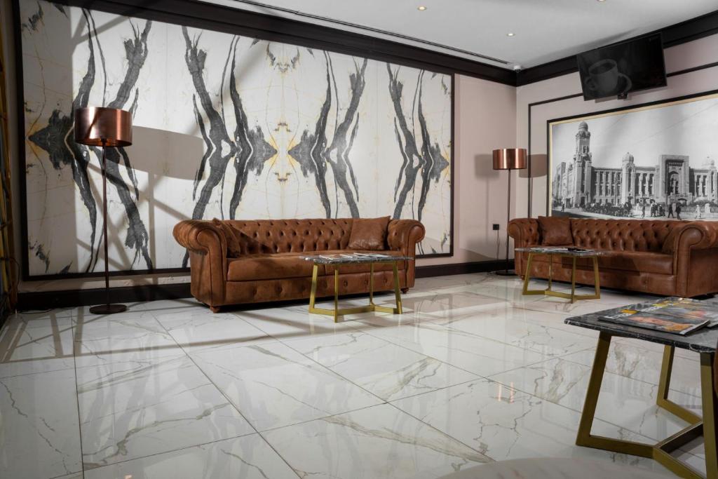 Posezení v ubytování Port Rivoli Hotel Baku