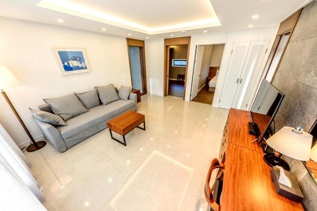 Posezení v ubytování Arts Spa&Poolvilla