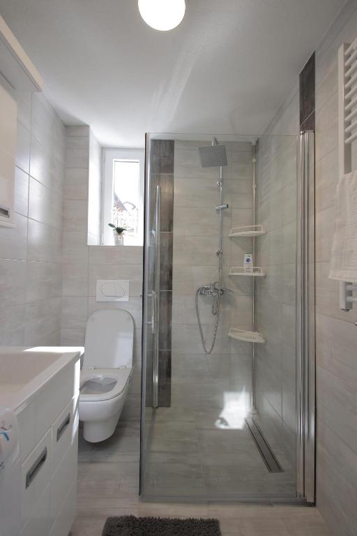 Koupelna v ubytování Apartman Zivic