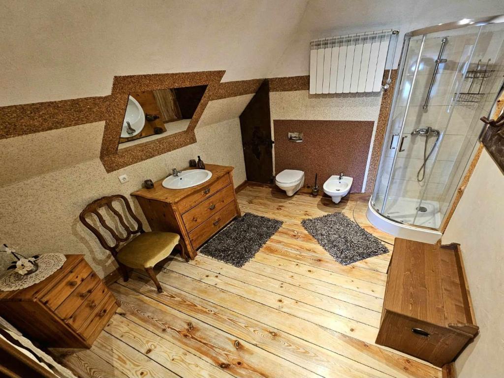 Kúpeľňa v ubytovaní SielskoAnielsko k. Karpacza