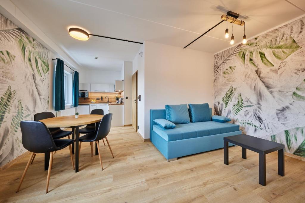 Posezení v ubytování Aparthotel Rýbrcoul