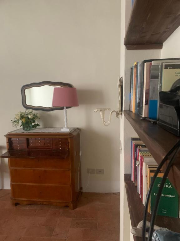 Knihovna v bed and breakfast