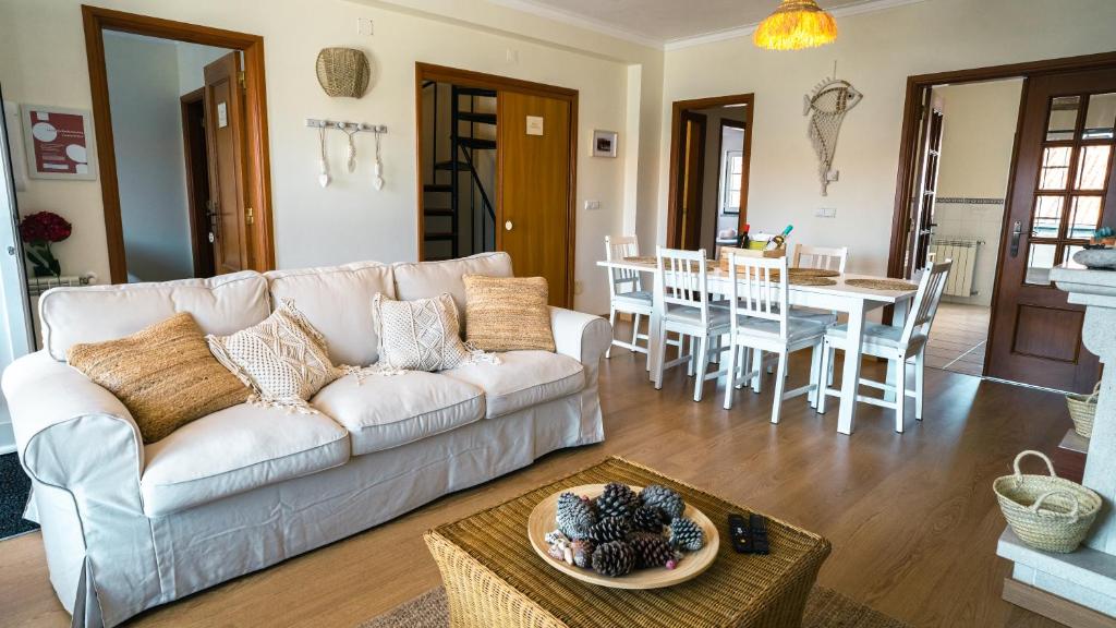 Χώρος καθιστικού στο Ocean Beach House - Santa Cruz
