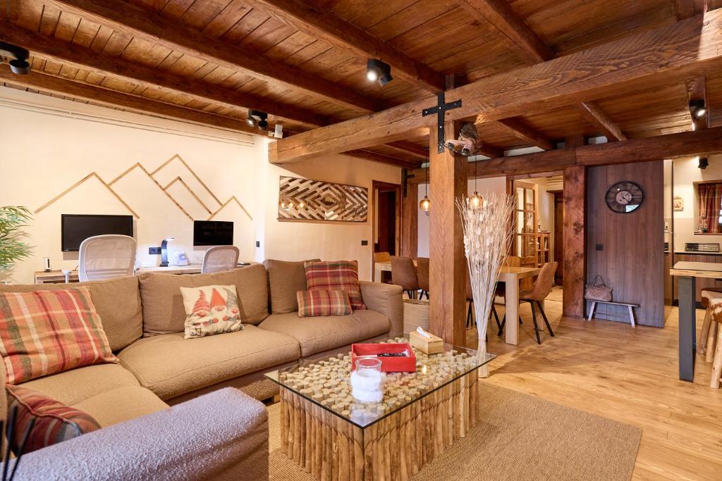 TV a/nebo společenská místnost v ubytování Pleta del Tarter 31A Lodge & SPA