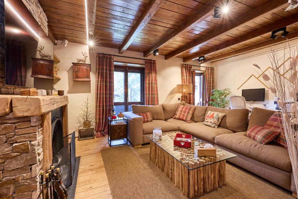 Posezení v ubytování Pleta del Tarter 31A Lodge & SPA