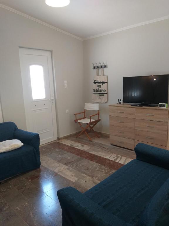 TV a/nebo společenská místnost v ubytování Skala Central House
