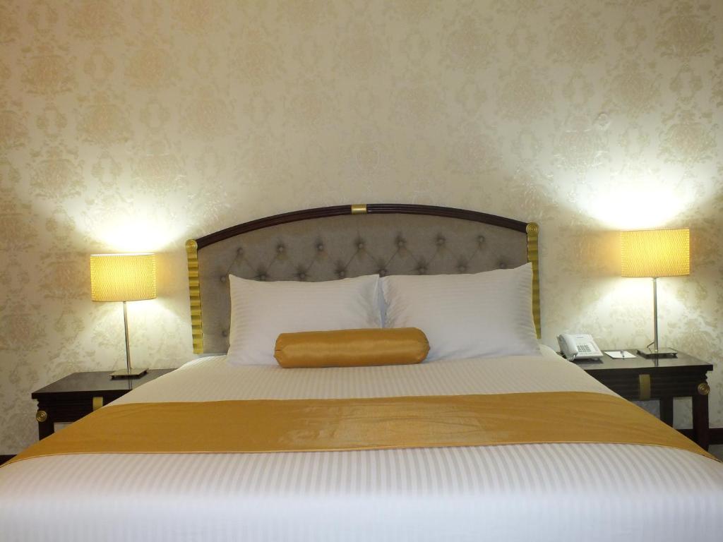 Postel nebo postele na pokoji v ubytování Verona Resorts Sharjah