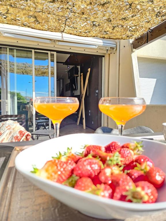 Drinks på Apartment Naturist Cap In Loft
