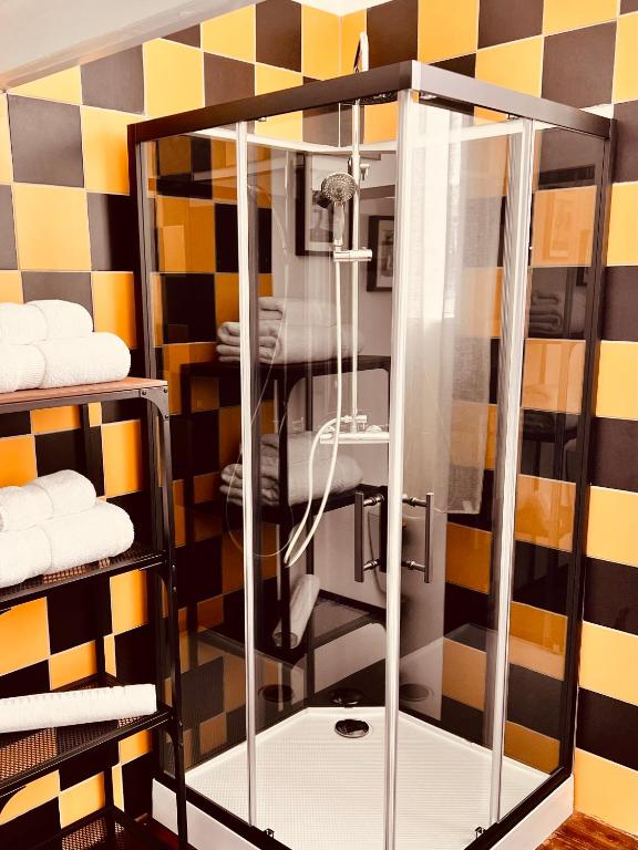 Koupelna v ubytování La Récréation - Chambres et Appartements