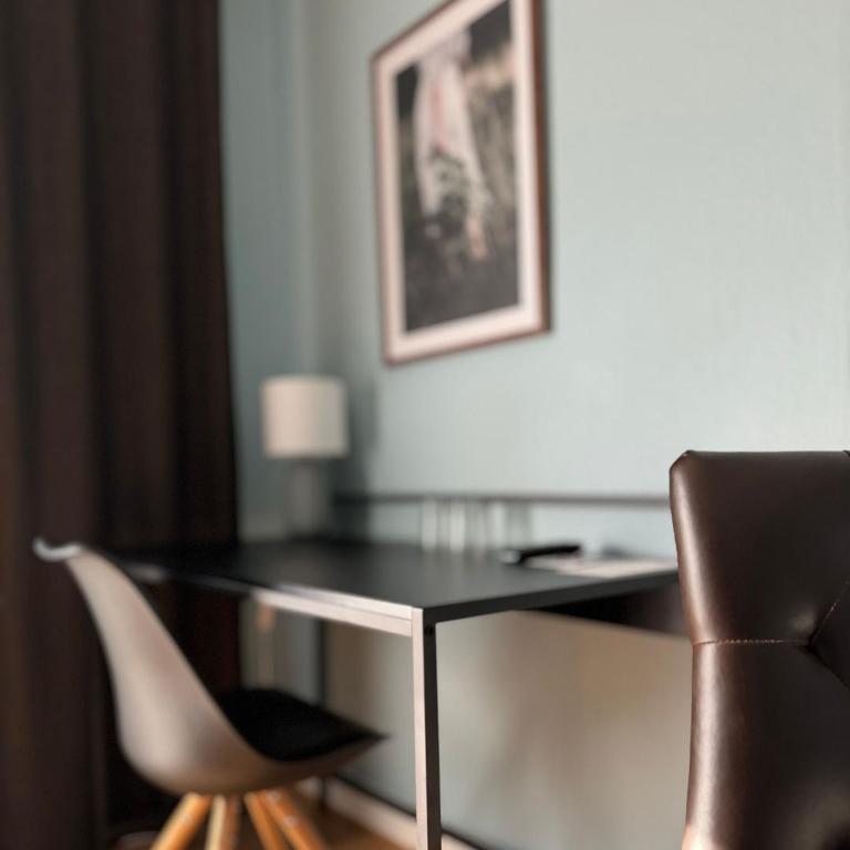 Posezení v ubytování Hotell Gillet i Köping