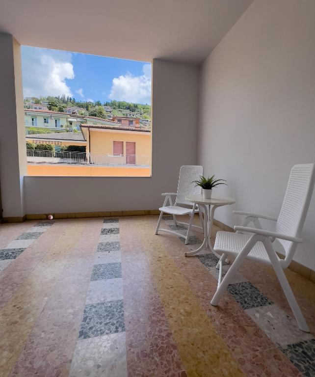 Balkón nebo terasa v ubytování Hotel Benacus Torri del Benaco