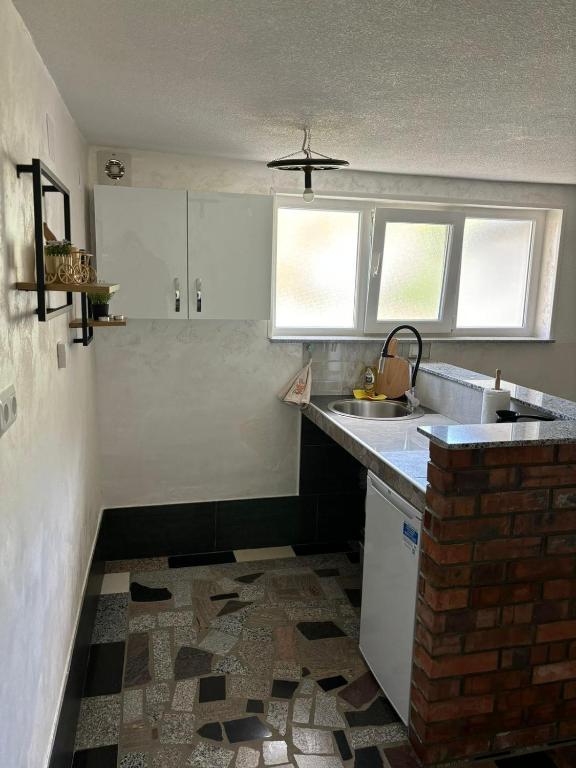 Kuchyň nebo kuchyňský kout v ubytování Studio Apartman Azra