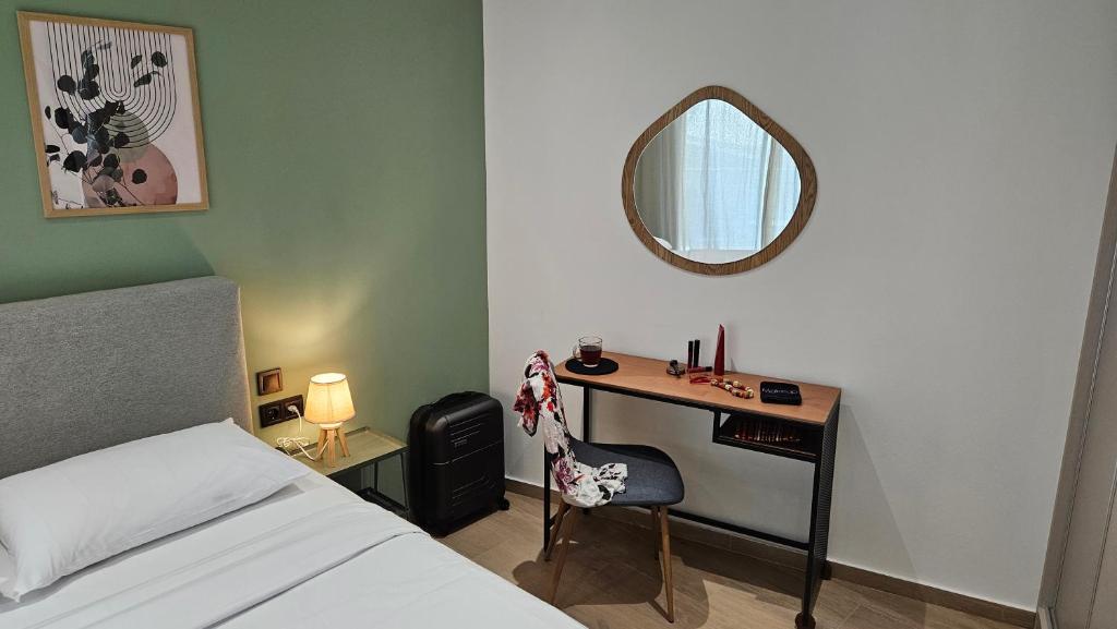 Postel nebo postele na pokoji v ubytování Sezame