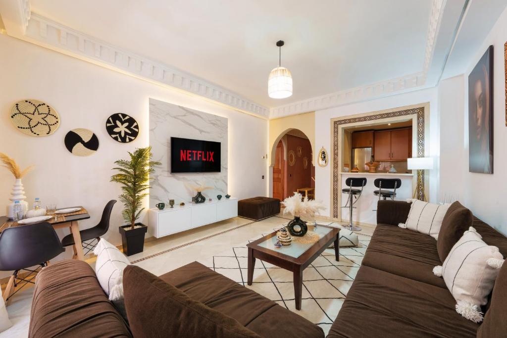 Appartement Chic Gueliz Plaza avec Vue — photo 2
