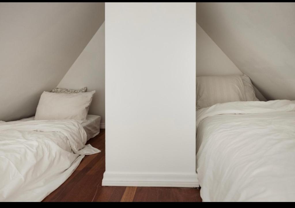 Krevet ili kreveti u jedinici u okviru objekta Sandviken Apartment