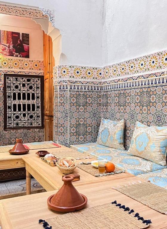 Posezení v ubytování Medina Oasis Hostel