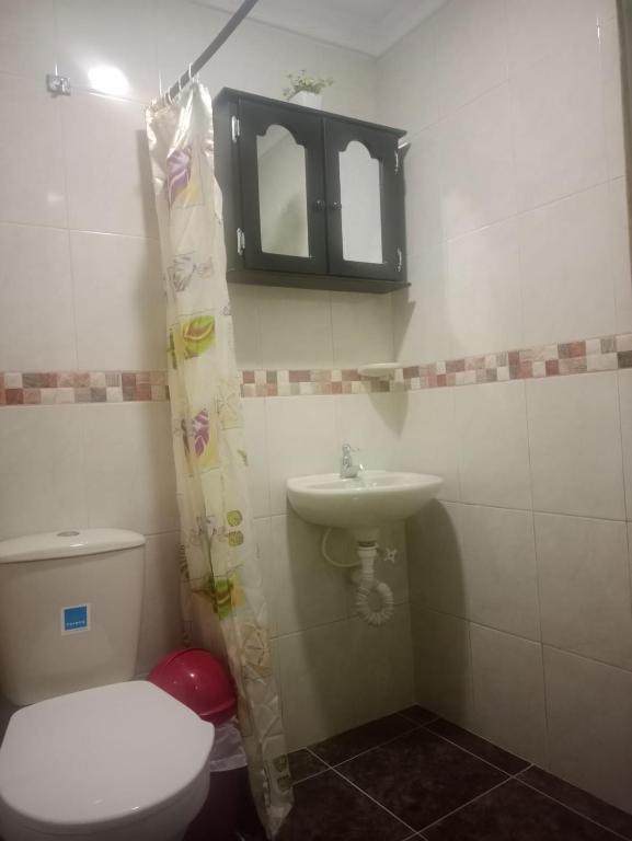 Koupelna v ubytování Libélula finca-hotel