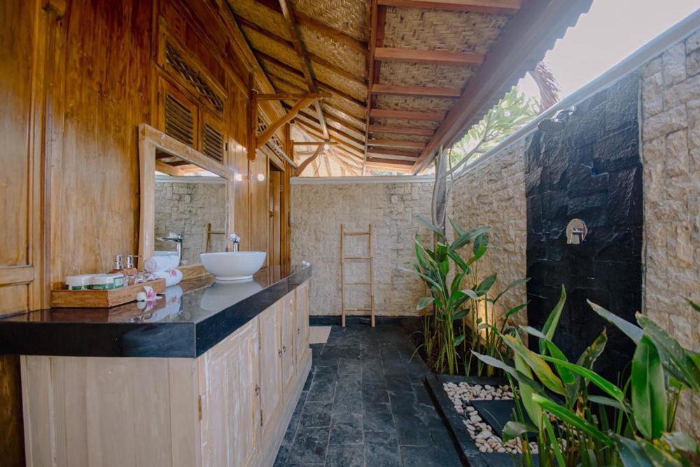 Koupelna v ubytování Unzipp Bungalows Gili Air