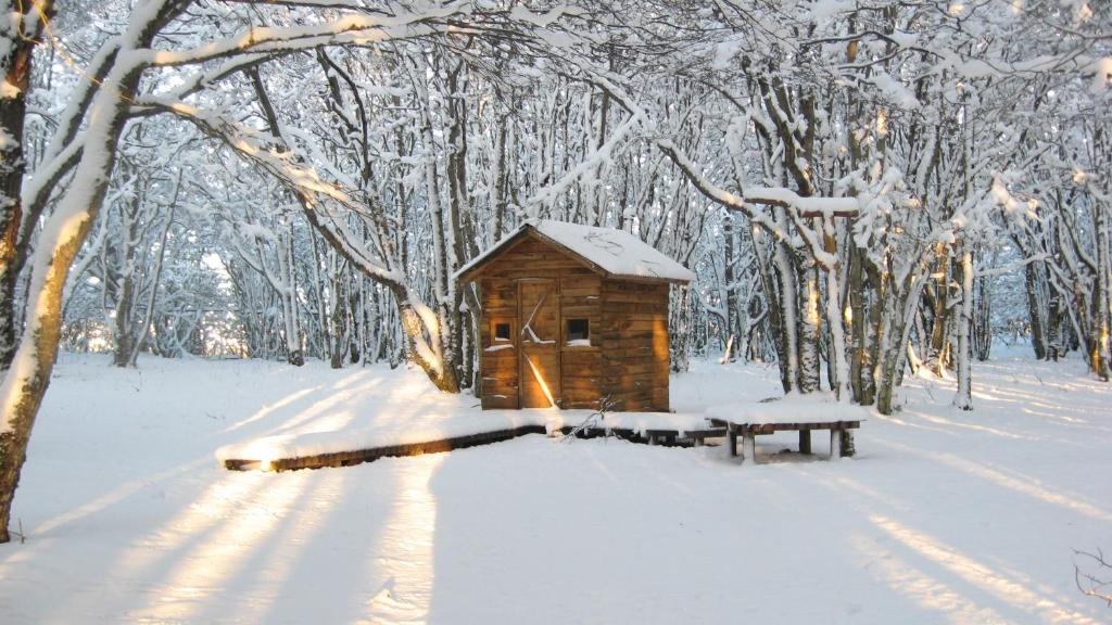 La Casa Escondida v zimě