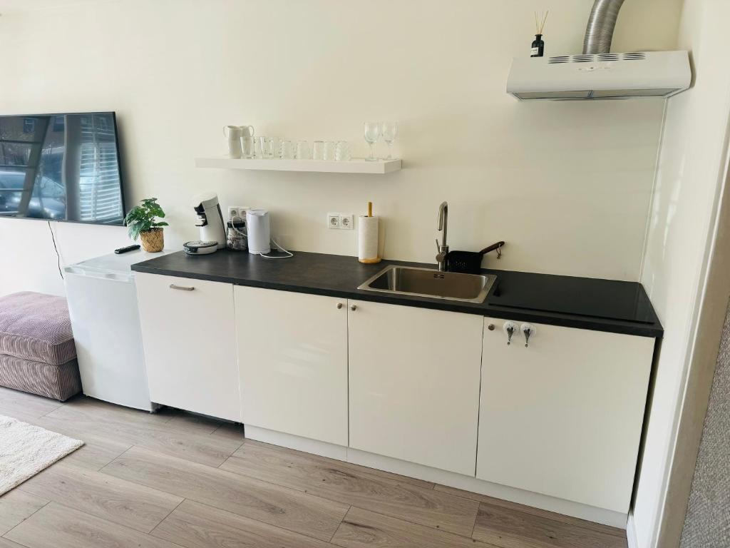 Køkken eller tekøkken på Hello Noordwijk - Zomerhuis Quarles van Uffordstraat