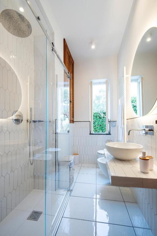 Koupelna v ubytování Il Lauro Luxury Villa