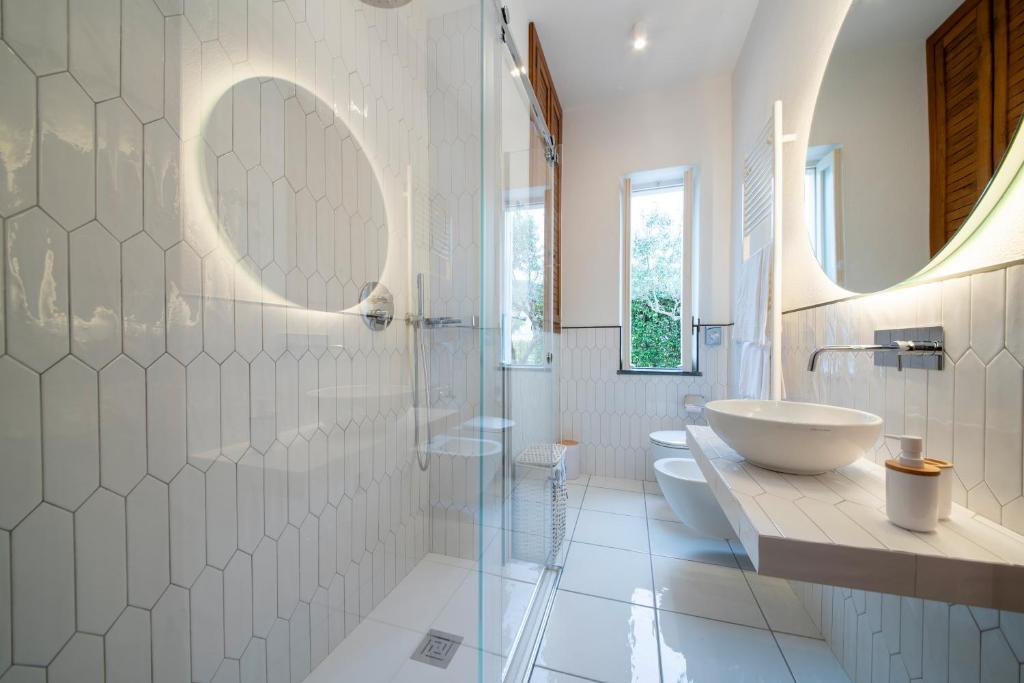 Koupelna v ubytování Il Lauro Luxury Villa