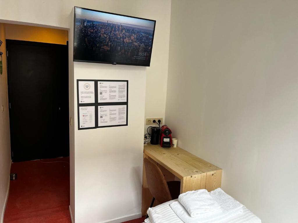 Postel nebo postele na pokoji v ubytování BED Pepin
