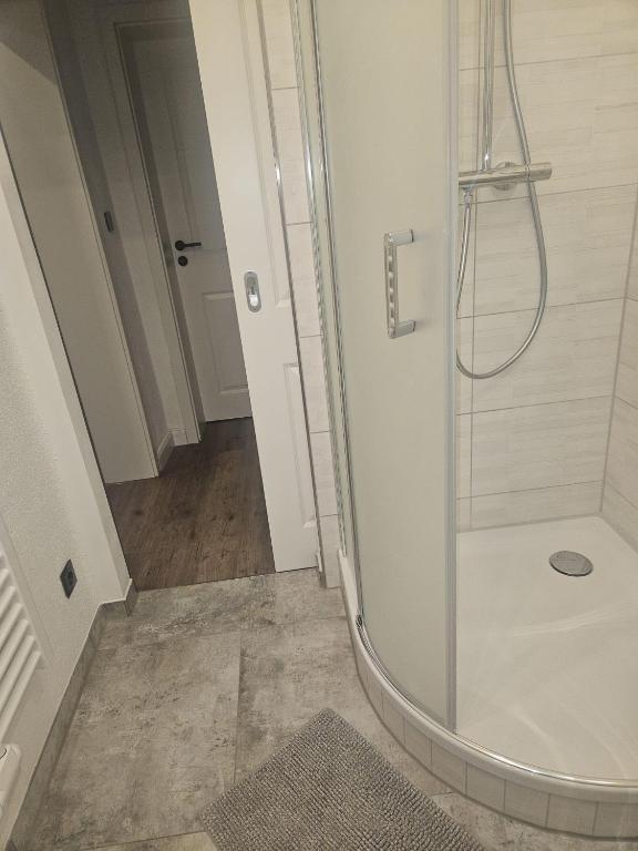 Koupelna v ubytování Ferienwohnung Grimma