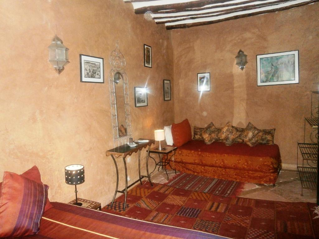 Posezení v ubytování Riad N10