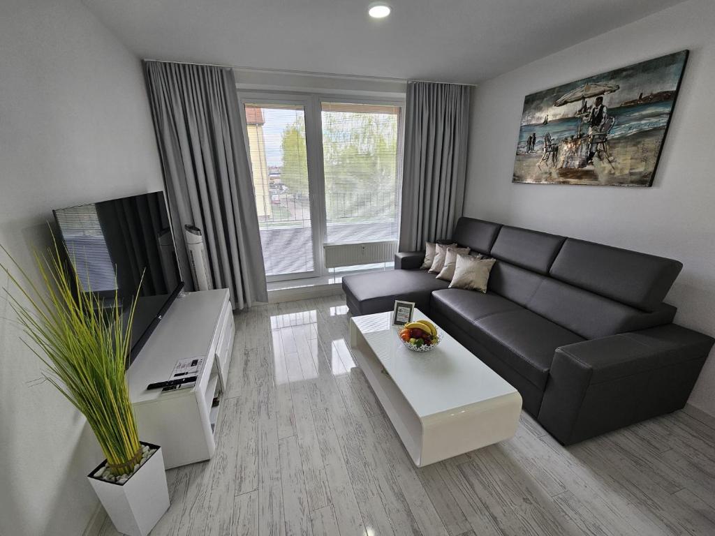 TV a/nebo společenská místnost v ubytování Apartmány Urban