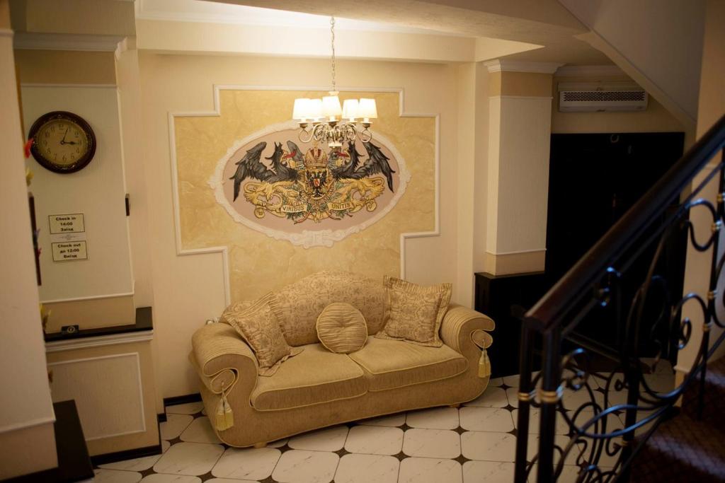 Posezení v ubytování Franz Hotel&Restaurant