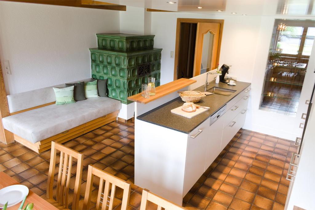 Kuchyň nebo kuchyňský kout v ubytování B31 - Ferienwohnung in Bezau