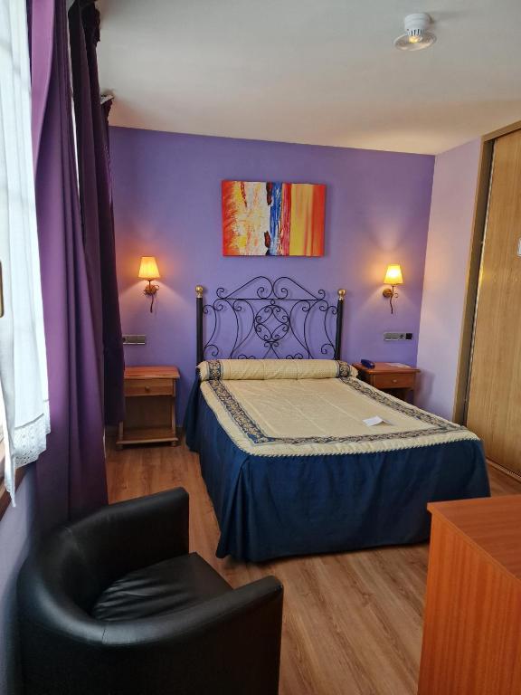Postel nebo postele na pokoji v ubytování Hotel Virginia R.H.