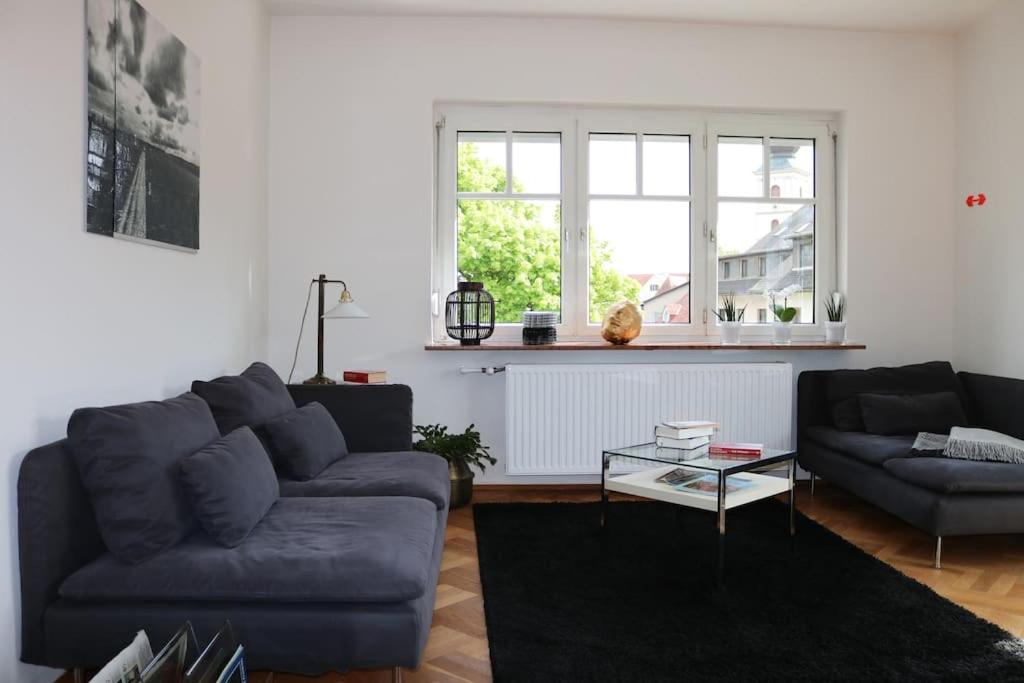 Posezení v ubytování Ferienwohnung am Hauptplatz