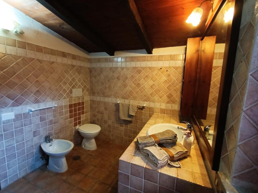 Koupelna v ubytování Casa Micuccio