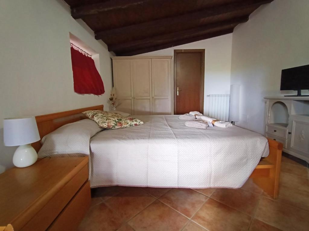 Postel nebo postele na pokoji v ubytování Casa Micuccio