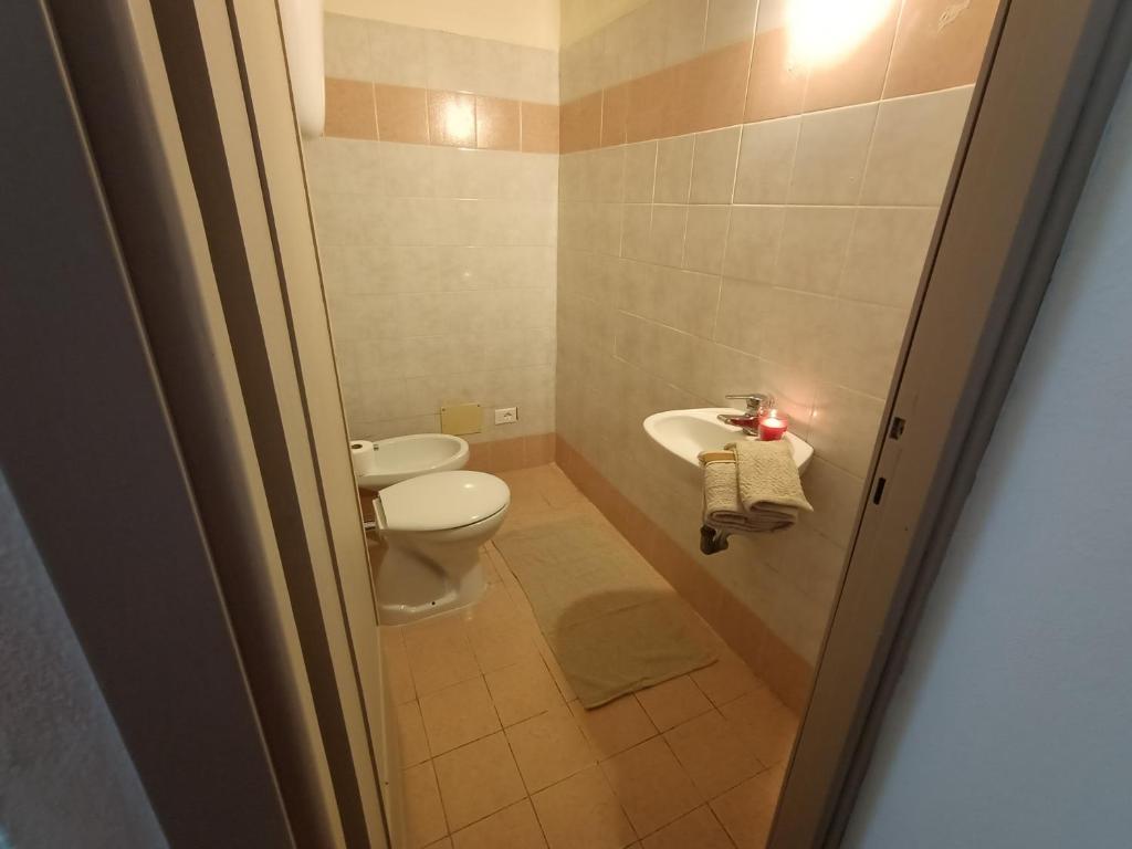 Koupelna v ubytování Casa Micuccio
