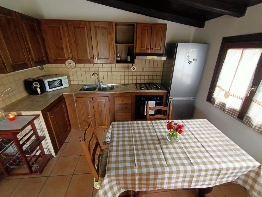 Kuchyň nebo kuchyňský kout v ubytování Casa Micuccio