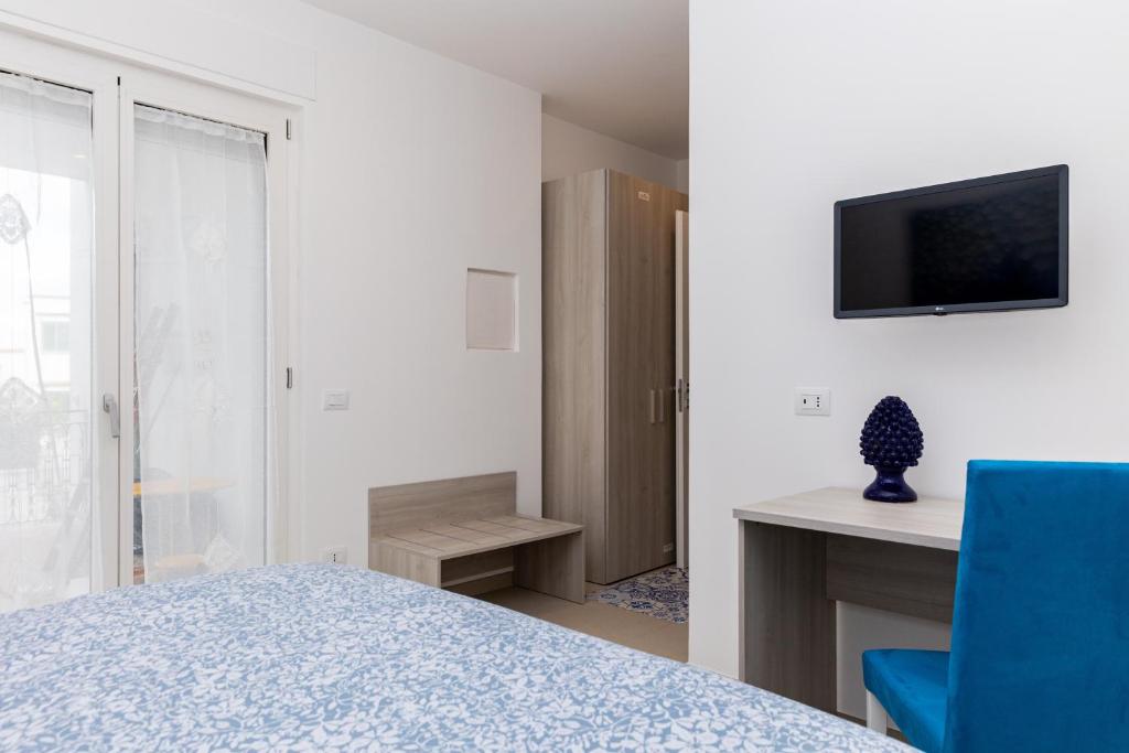 TV a/nebo společenská místnost v ubytování Villa Harmony Sorrento