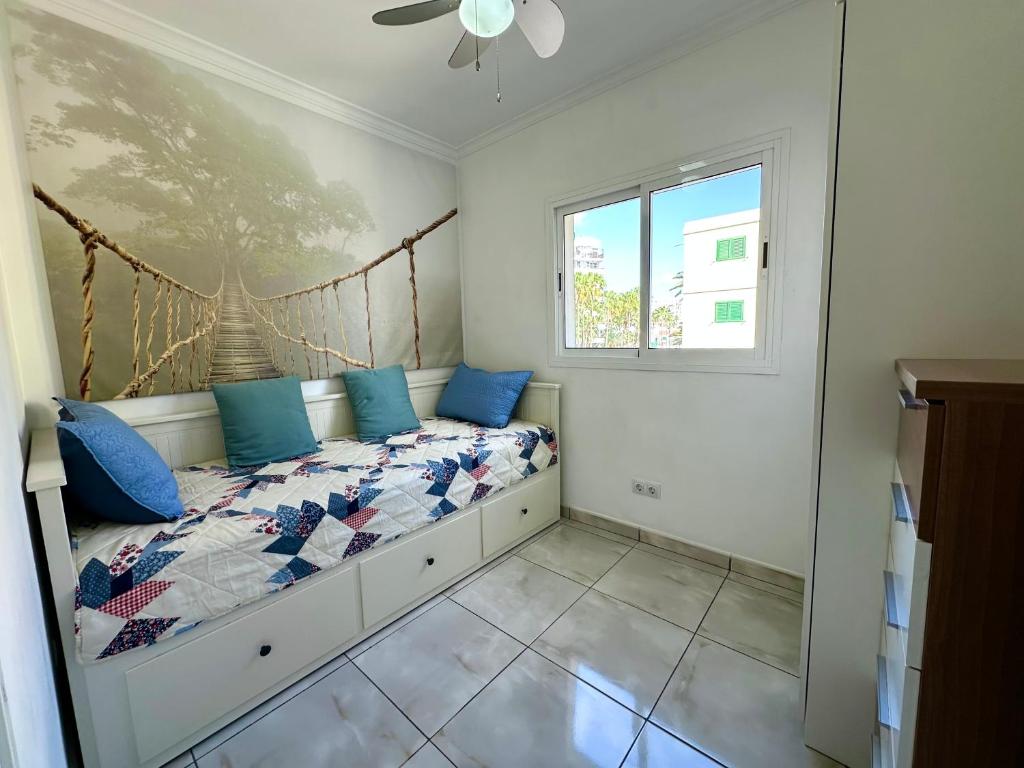 Postel nebo postele na pokoji v ubytování Las Olas DM cozy 2-bedrooms apartment