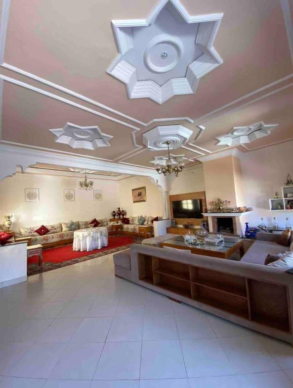 Posezení v ubytování Calm Cosy Villa