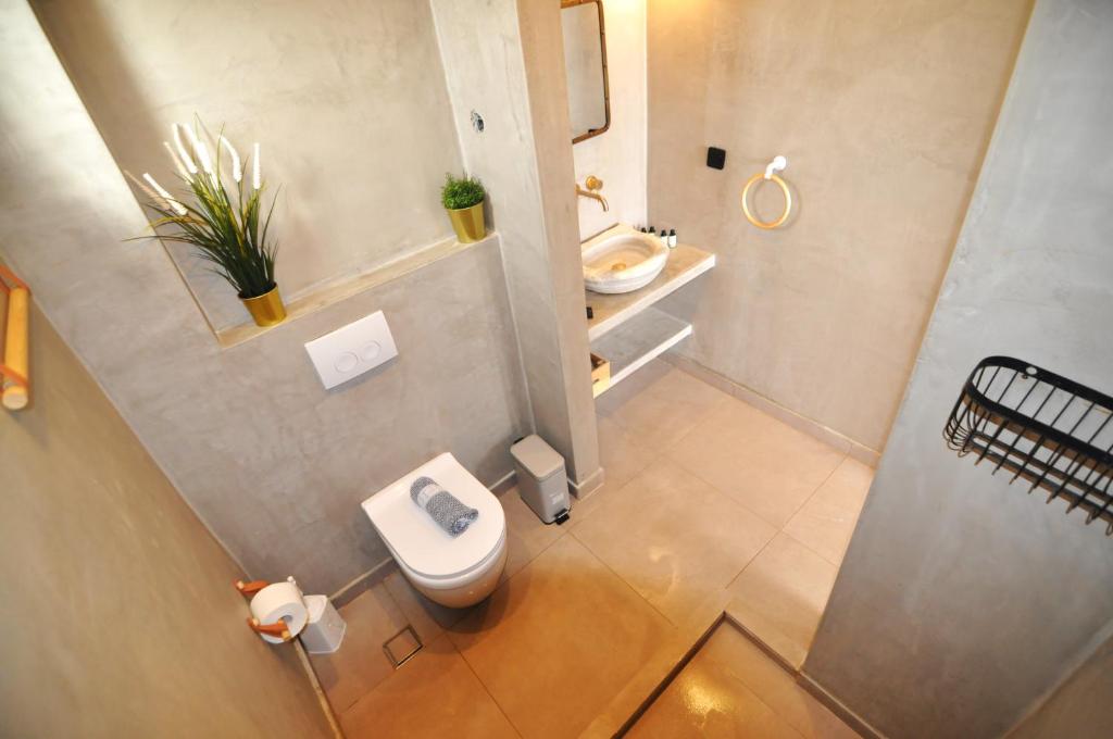 Koupelna v ubytování Zennova #61, Boutique Studio in Nikiti